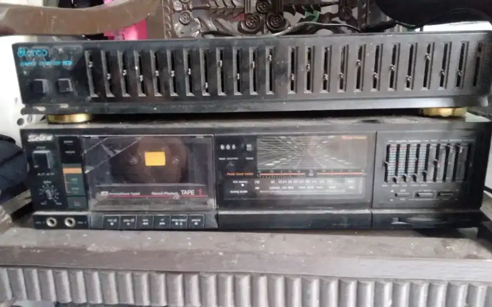 Jual tape deck dan equalizer lokasi Cilebut bogor