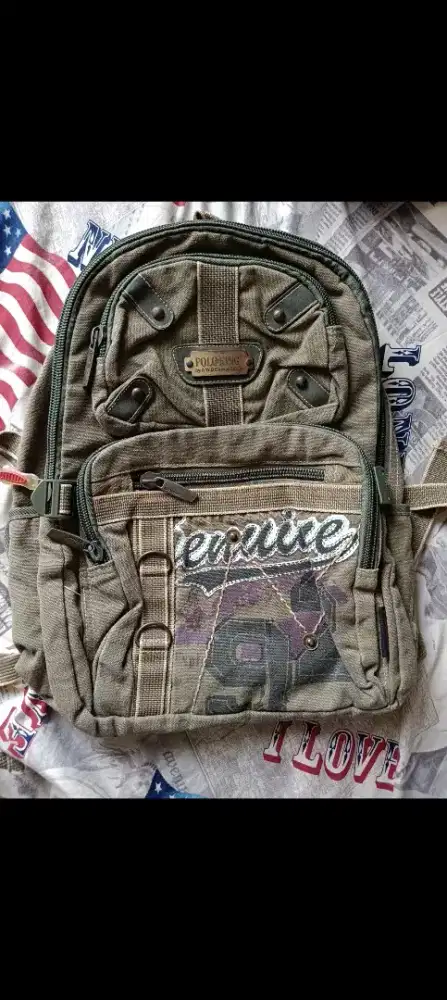 Dijual Tas Ransel Serbaguna Kantong Banyak siap pakai