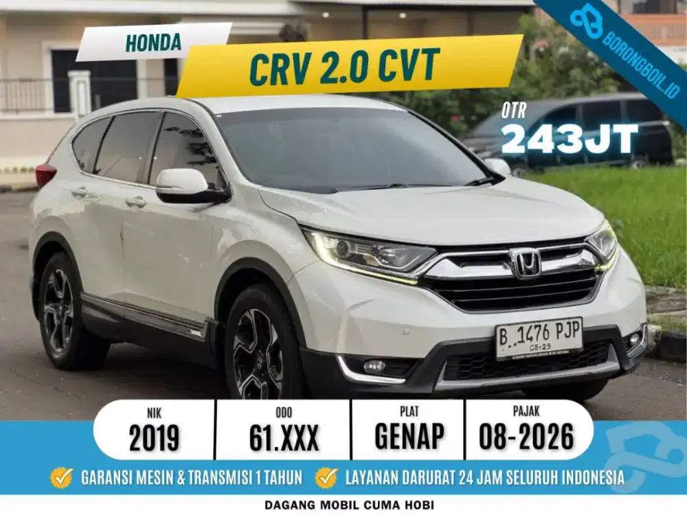 CRV 2.0 CVT 2019 Putih Mutiara TERMURAH