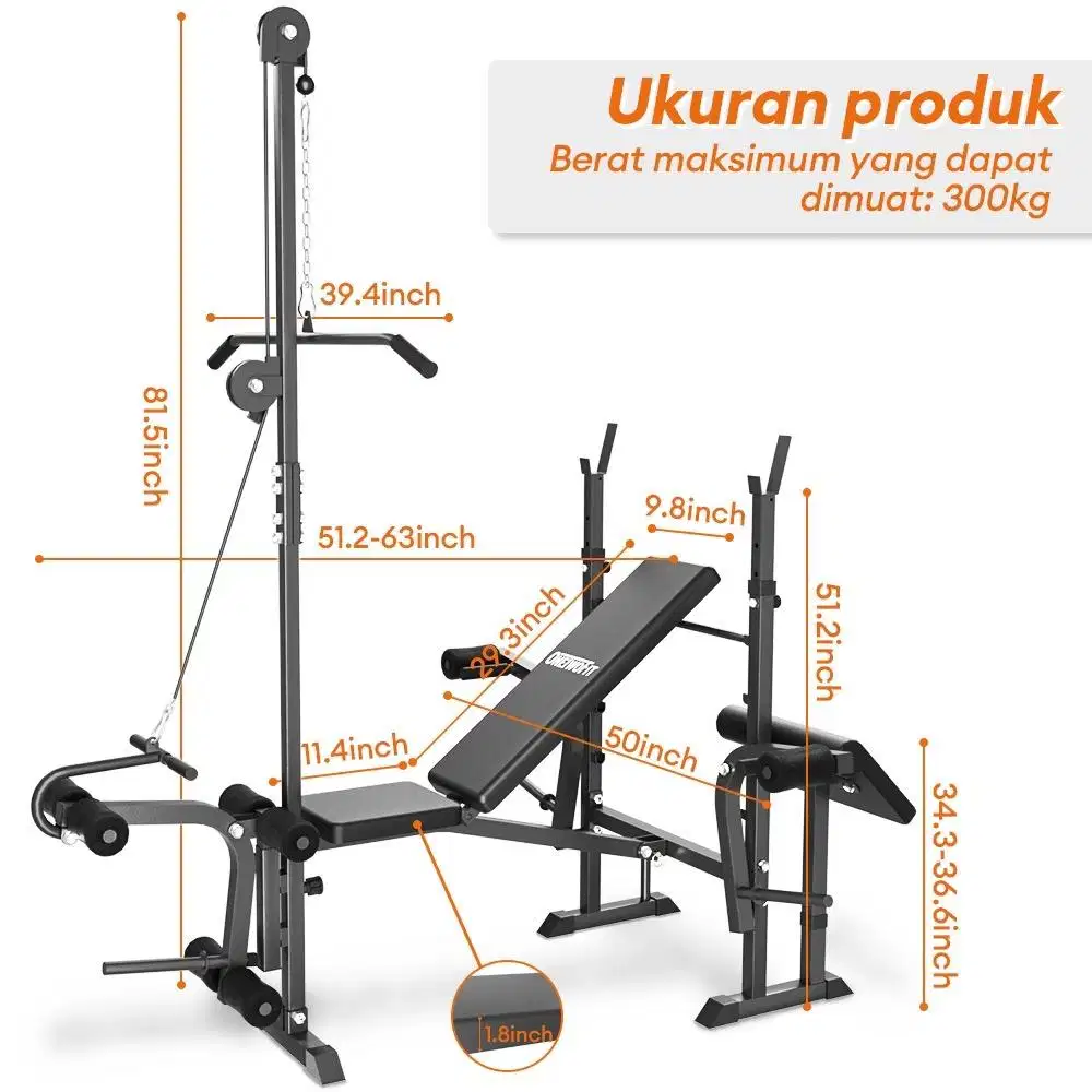 DIJUAL ALAT MULTI GYM BAGUSS MULUSS