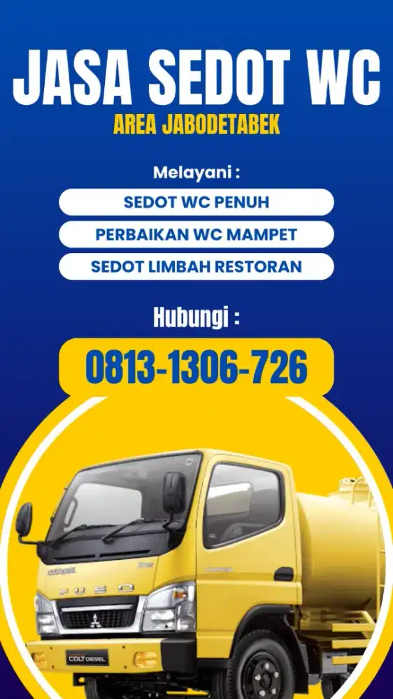 Jasa Sedot WC Mampet Dan Penuh Palmerah Jakarta Barat 348 rb