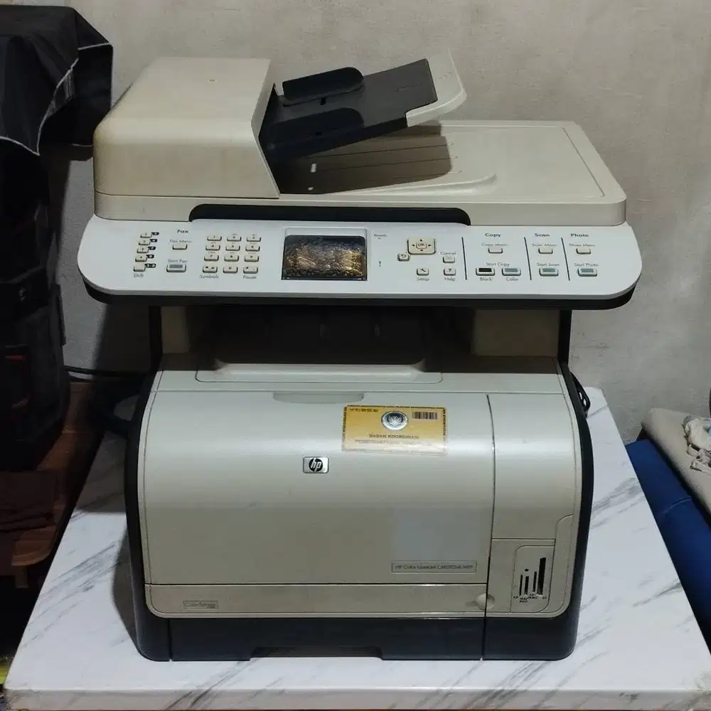 Printer Laser HP Color LaserJet CM1312nfi MFP Print Scan Foto Copy AIO
