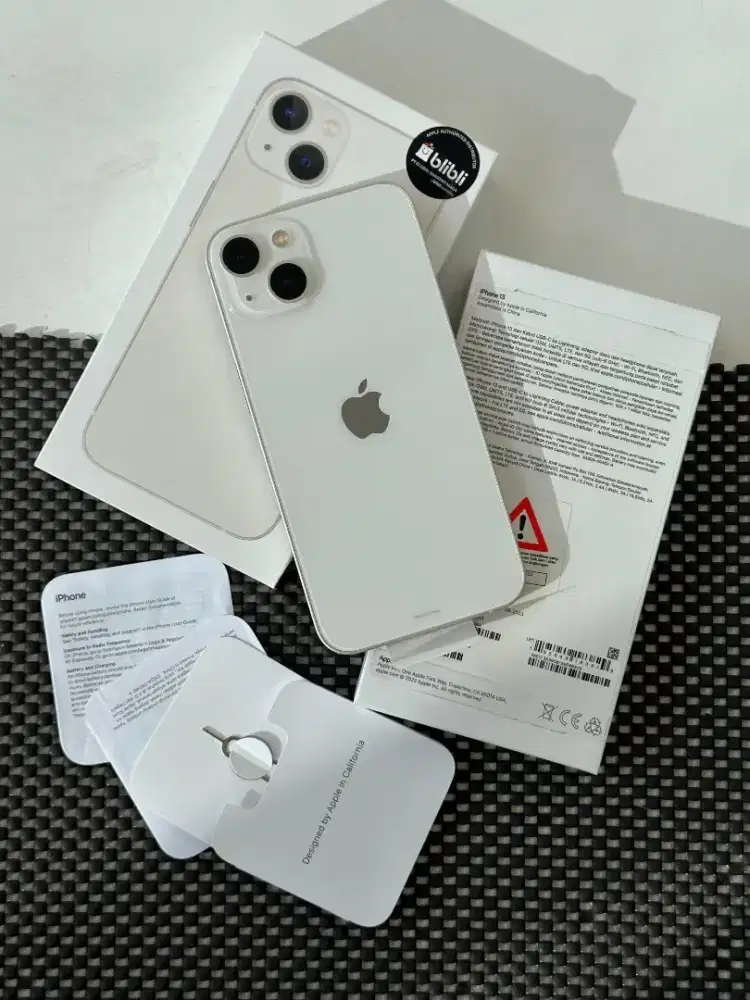 Iphone 13 128gb Starlight IBOX GDN GARANSI APRIL 2026 BH 100 Malang