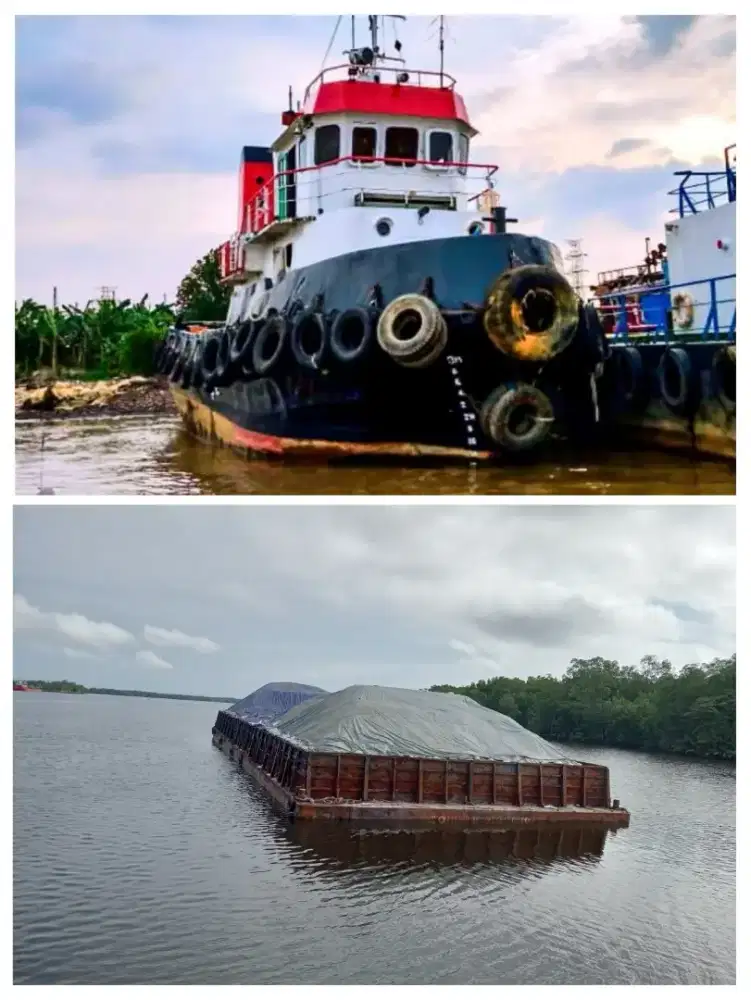 Di jual Tugboat & tongkang 230 feet tahun 2002-2010