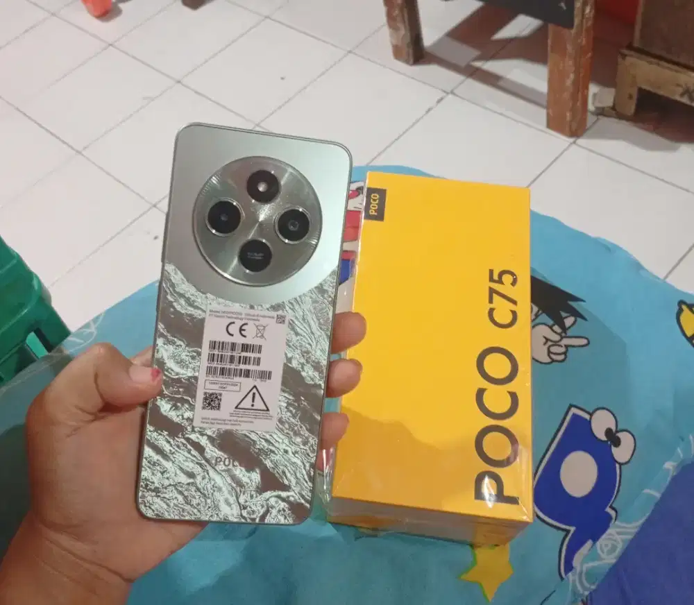 Poco c75 NFC ram 6+6/128 fullset mulus ori!.