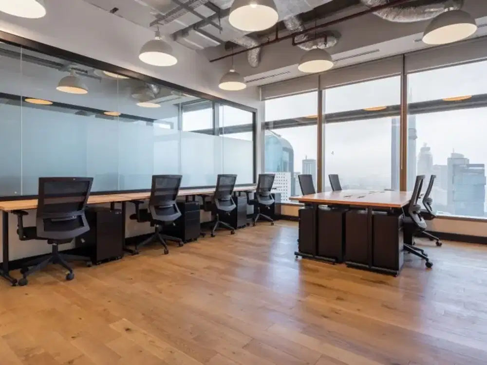 Ruang coworking di Signature Menara Astra