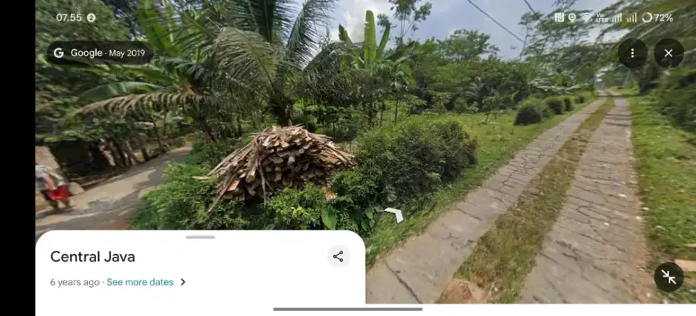 Dijual Tanah SHM luas 840 m2 di magelang pinggir jalan