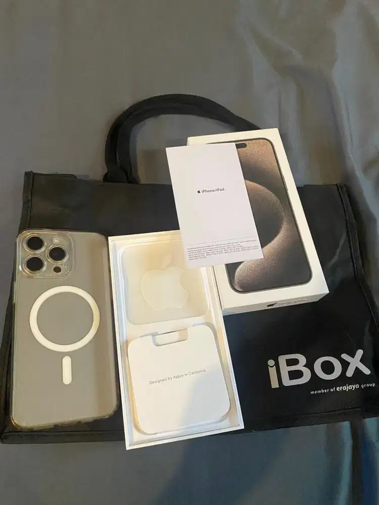 IPHONE 15 PROMAX EX IBOX 256gb Natural Titanium
