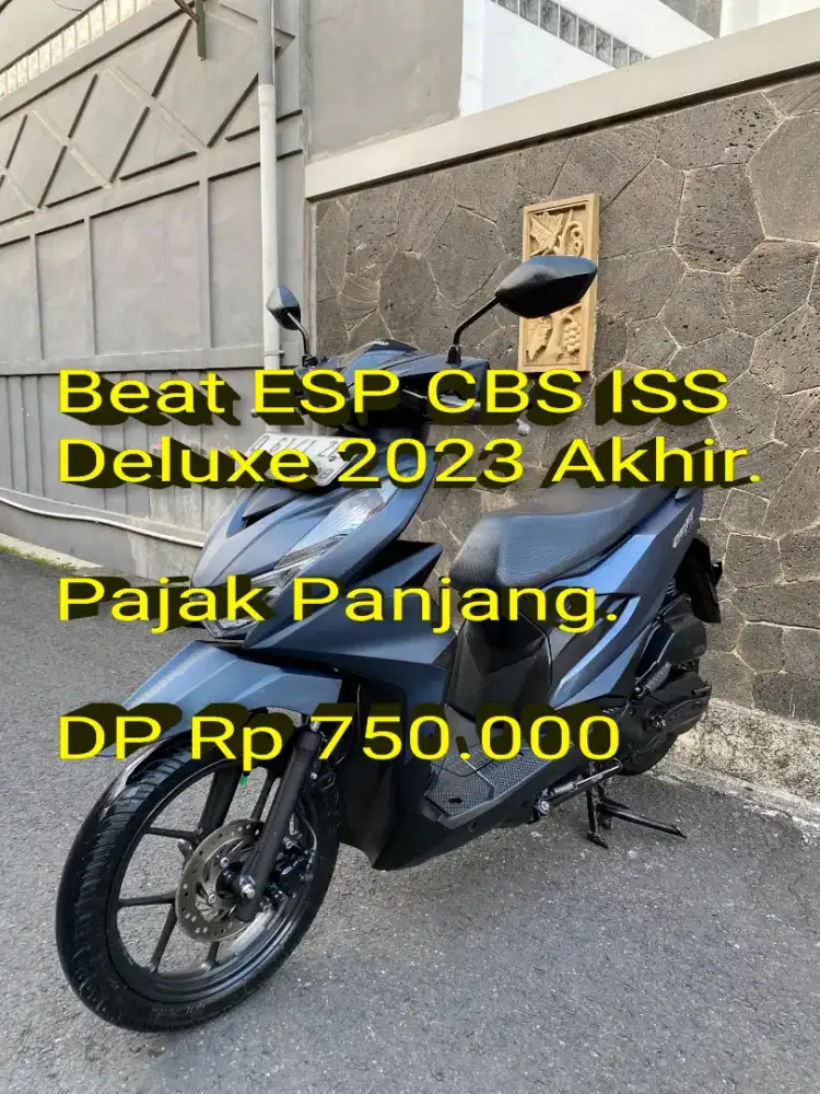 Beat Deluxe 2023 Akhir. Pajak Panjang. Mulus. Standar. Cash/Kredit/TT