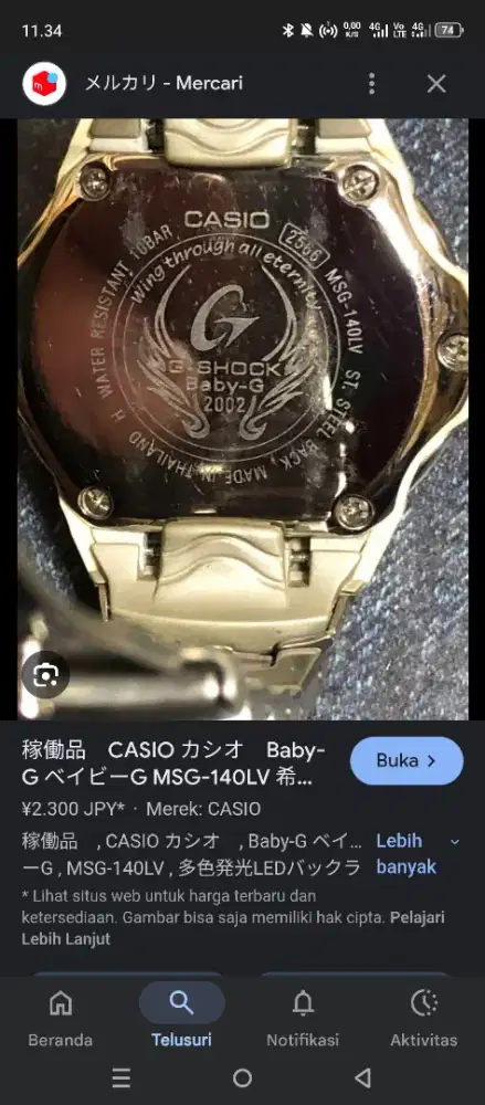 Baby G MSG 140 LV