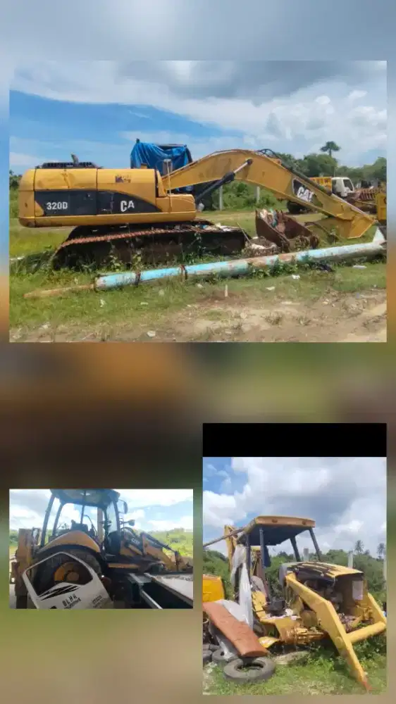 Excavator Caterpillar 320 D & 2 Unit Becoloader Caterpillar