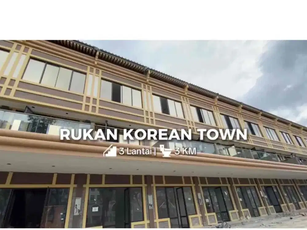Disewakan Murah Ruko Baru Korean Greenlake city
