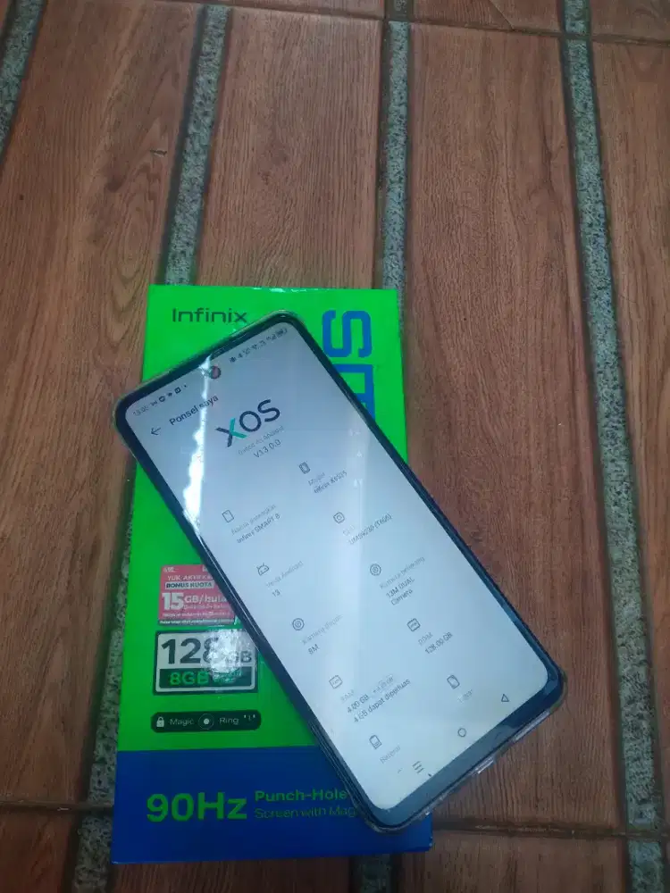 Infinix smart 8 4+4/128 tangan pertama