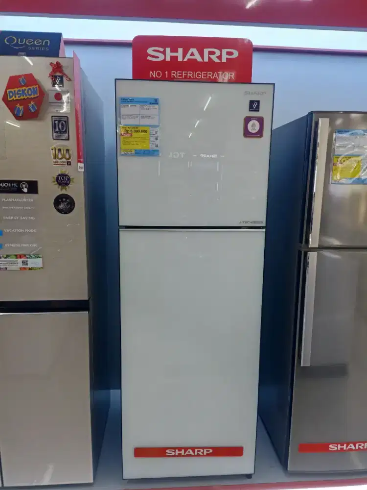 Kulkas type terbaru 2 pintu sharp