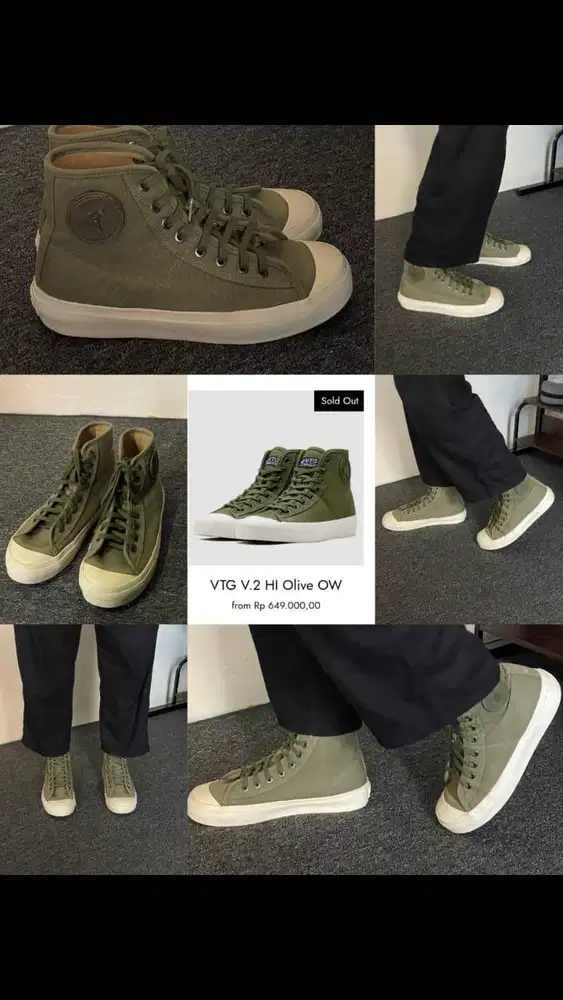 Preloved Brodo VTG V2 Hi Olive Original
