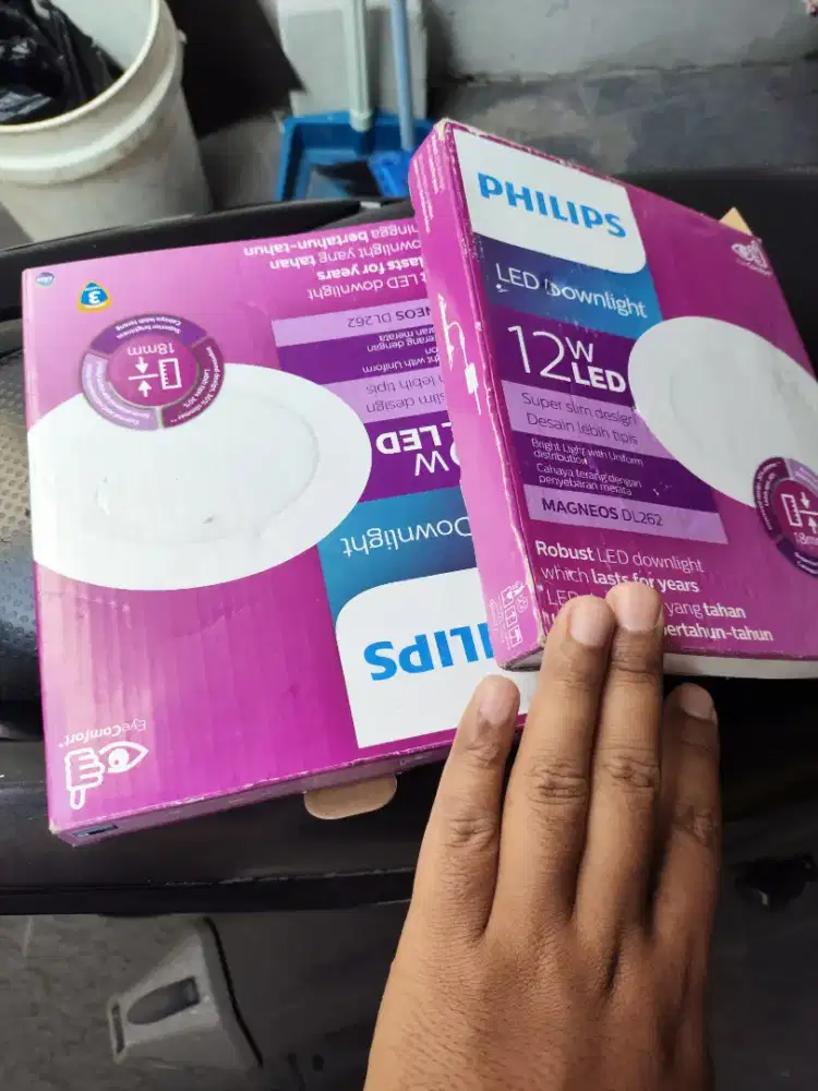 Led downlight philips 12 watt (2pcs)