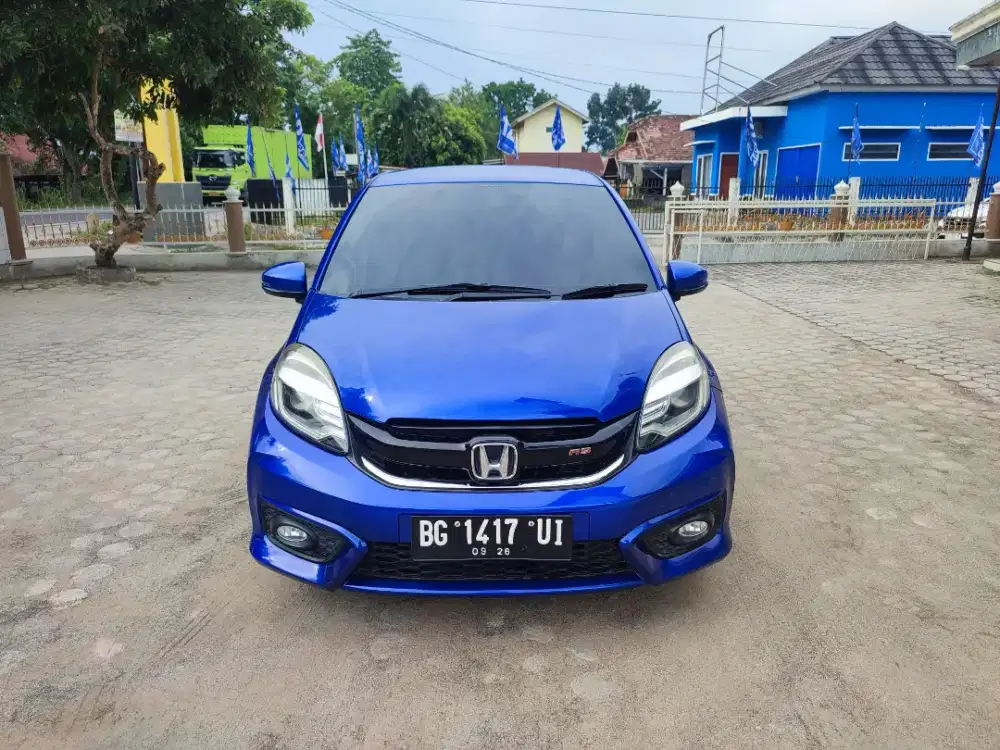 Honda Brio Rs manual thn 2016/2017 biru sporty