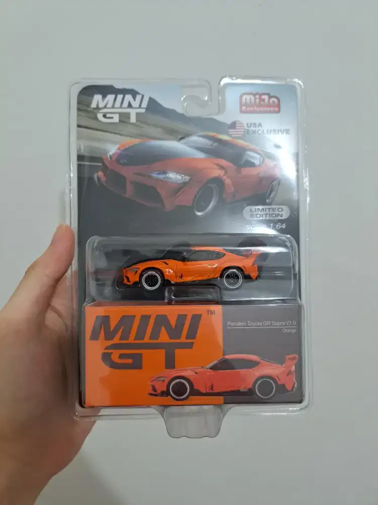 Mini Gt Toyota Supra Pandem Orange