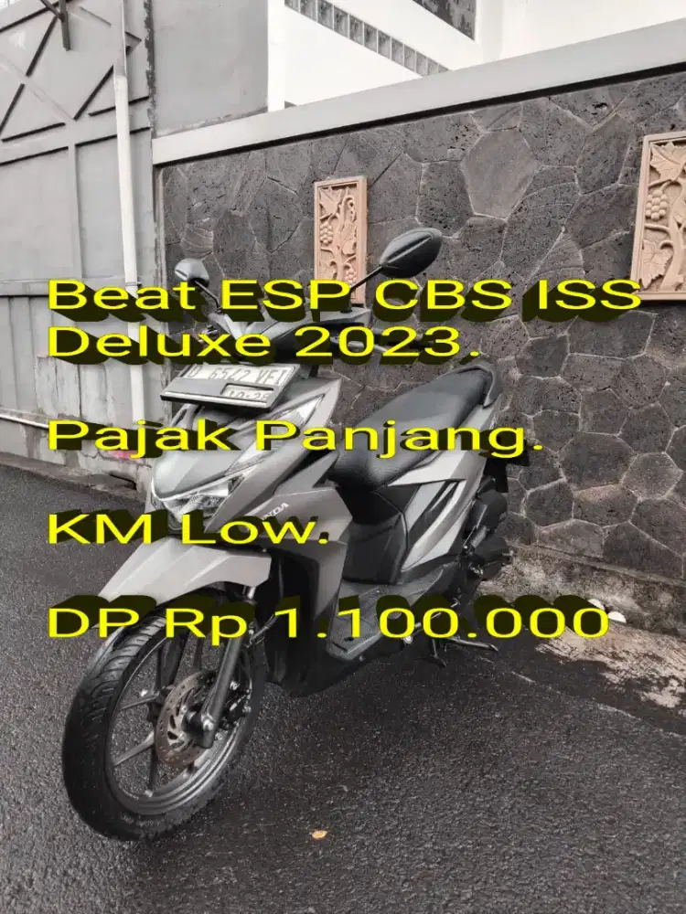 Beat Deluxe 2023. Pajak Panjang. LikeNew. Standar. Ori. Cash/Kredit/TT