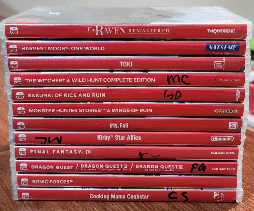 Kaset Nintendo Switch Baru Segel