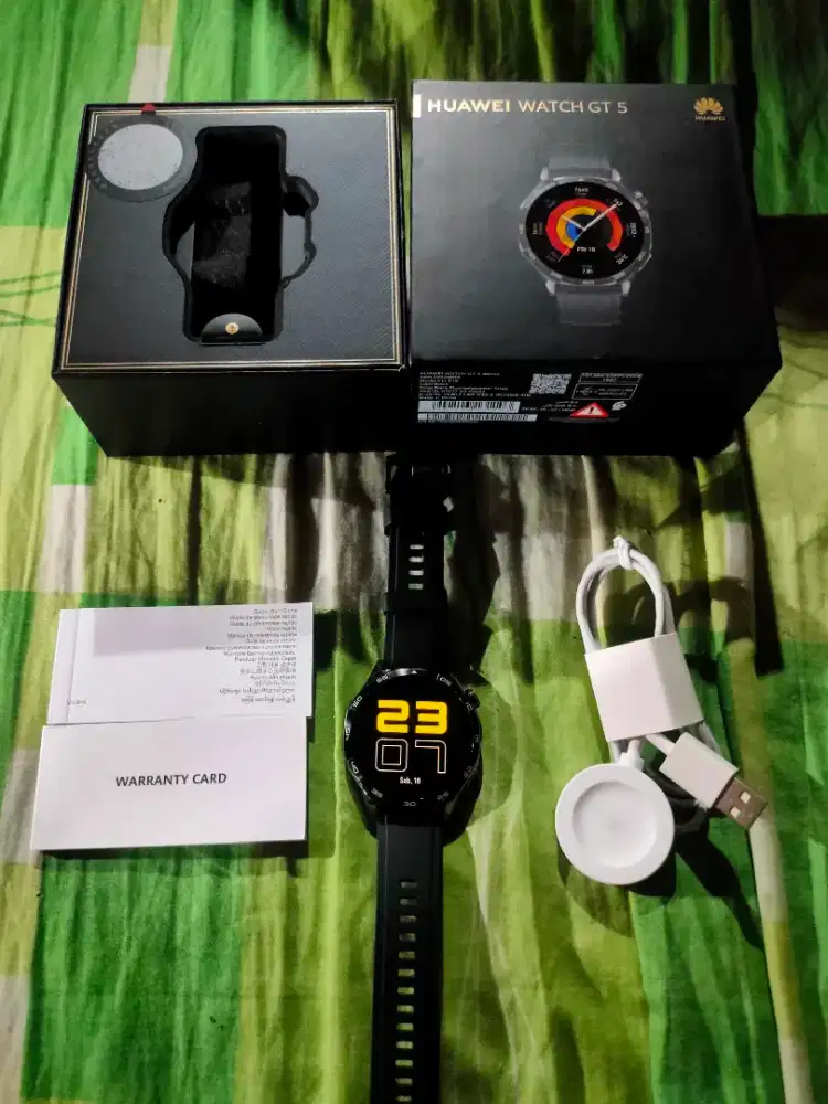 Huawei Watch GT 5 46mm Black MULUS FULLSET