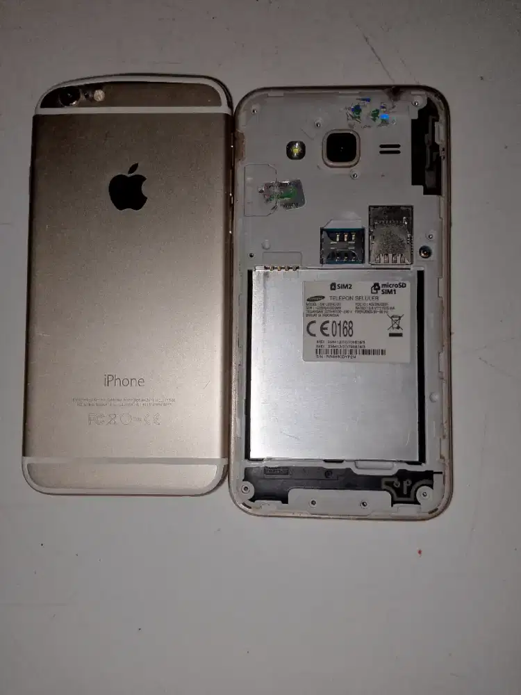 hp Samsung dan iPhone 6