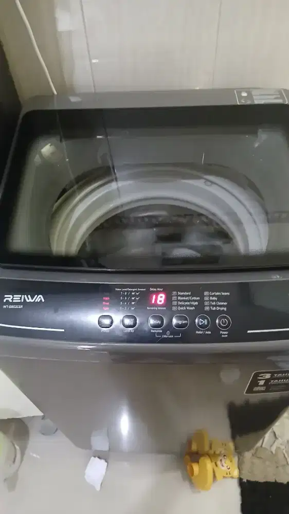 Menjual mesin cuci merk reiwa 8kg