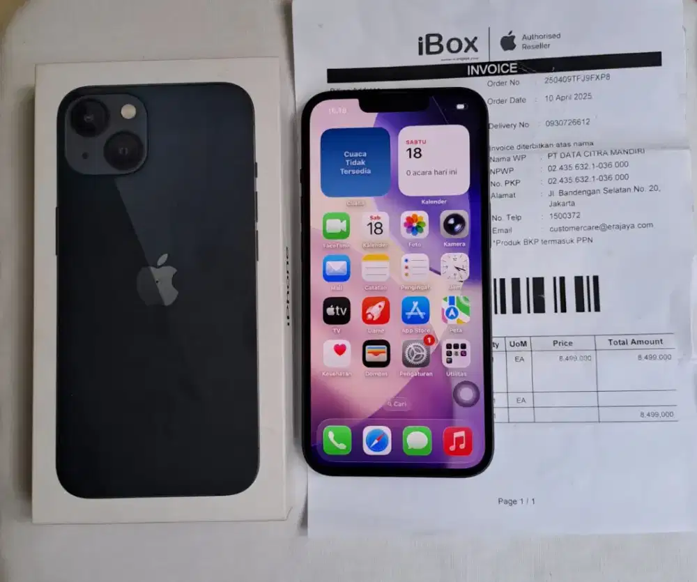 IPHONE 13 128GB resmi iBox