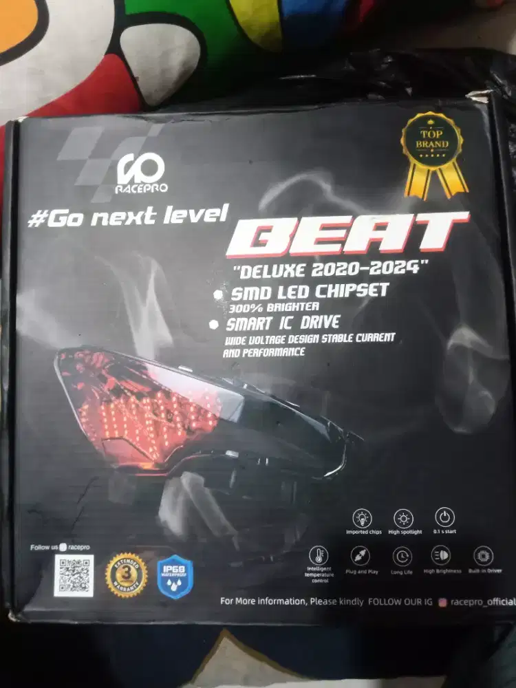 Jual lampu belakang variasi beat deluxe beat street sein running 8mode