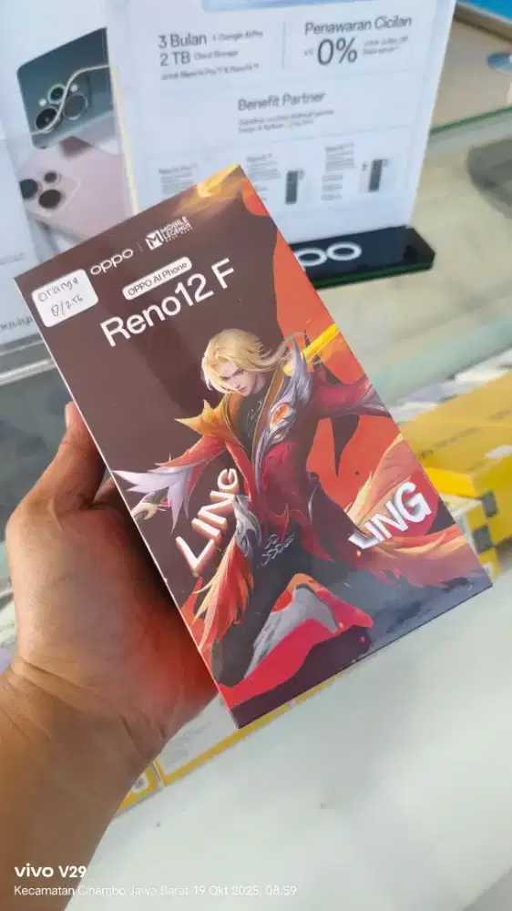 OPPO RENO 12F 8+8/256gb baru segel box pabrikan HARGA GUDANG TERMURAH