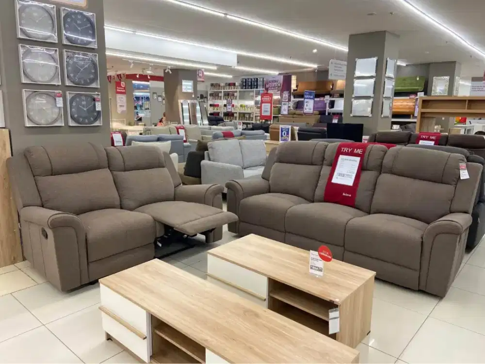SOFA SET RECLINER MURAH