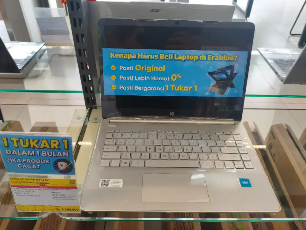 Laptop HP 14s-dq3888TU Cicilan Tanpa DP Gratis 2x Cicilan