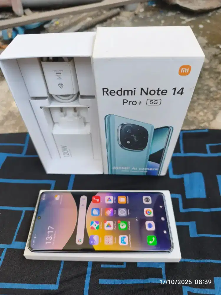 Redmi Note 14 Pro Plus 5G 8/255 Fullset ori segel mulus garansi ON