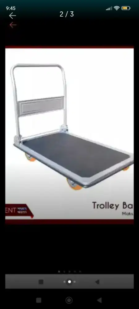Dijual troli barang lipat
