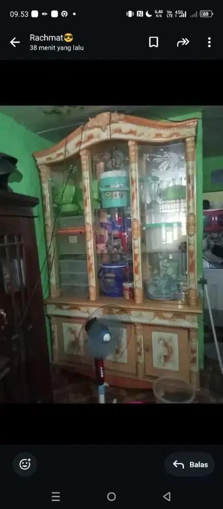 Liswar ukuran kurang lebih 1.8m
