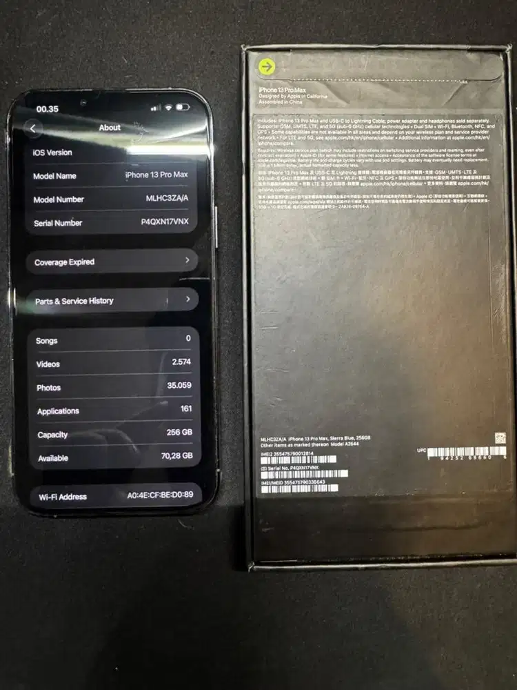 Iphone 13 Pro Max 256gb dual sim