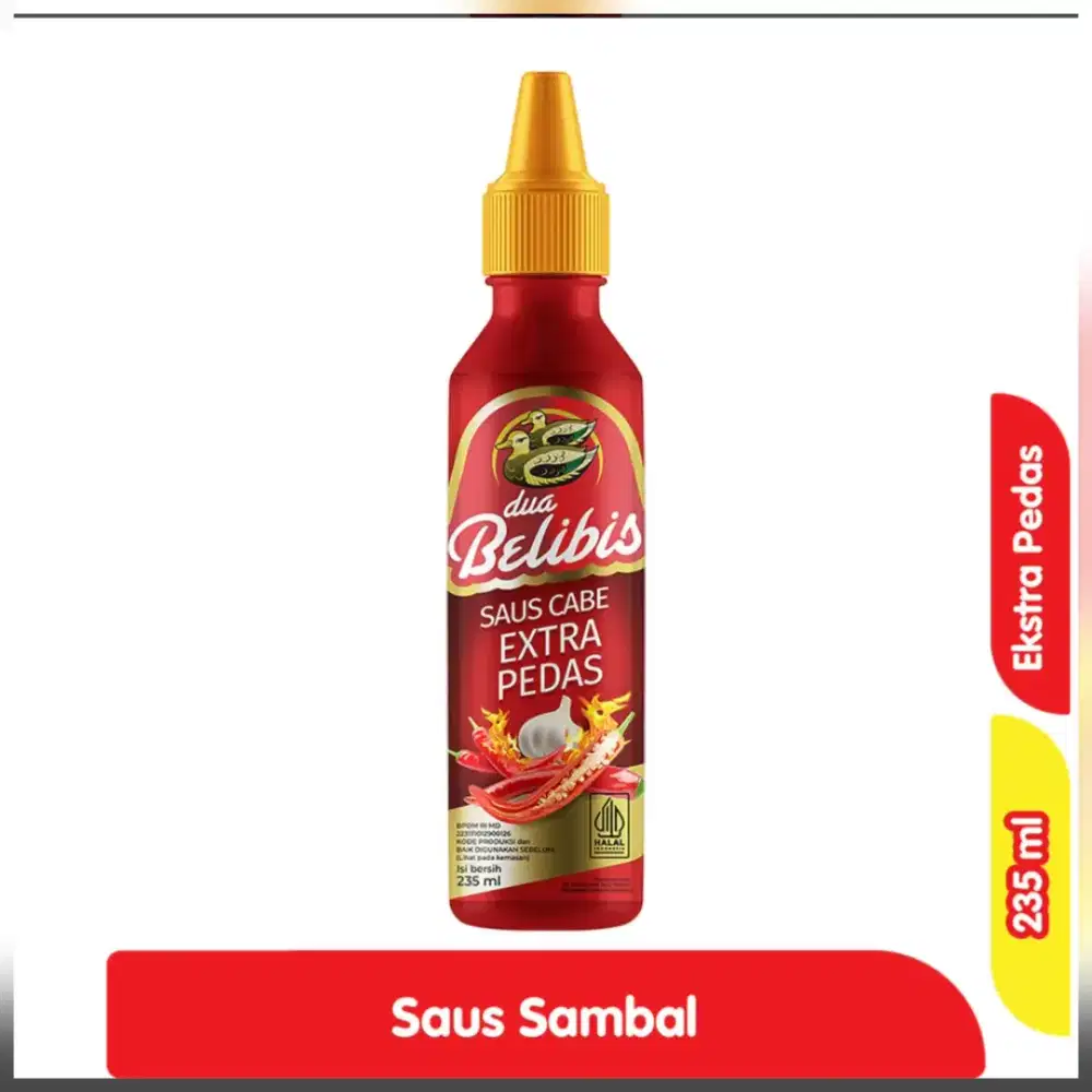 HARGA PROMO: Dua Belibis Saus Cabe Extra Pedas 235 ml