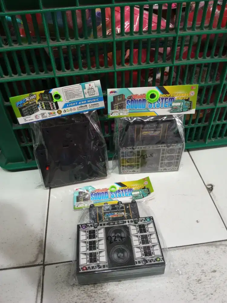 Mainan anak sound horeg kecil