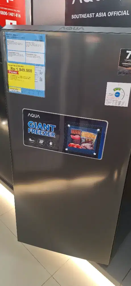 Aqua kulkas 1 pintu