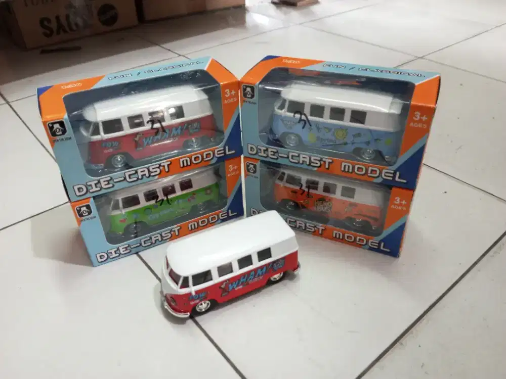Mainan anak diecast mobil Volkswagen model