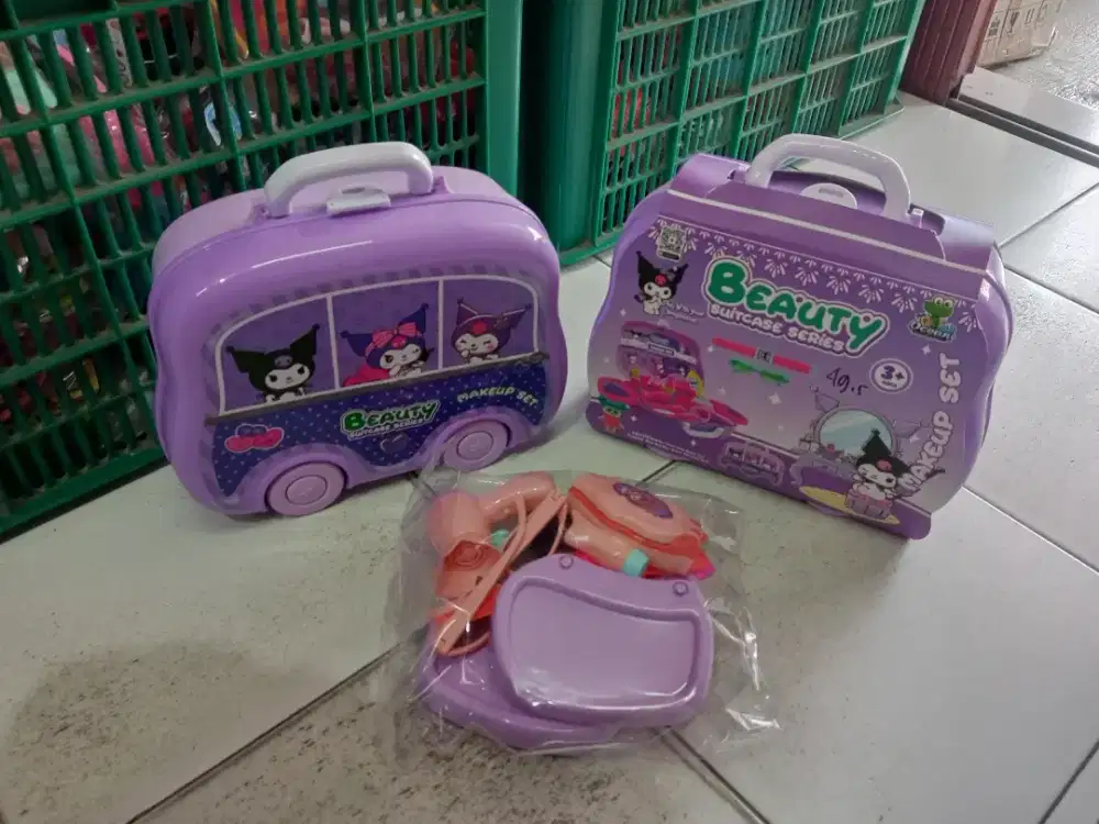 Mainan anak koper salon set