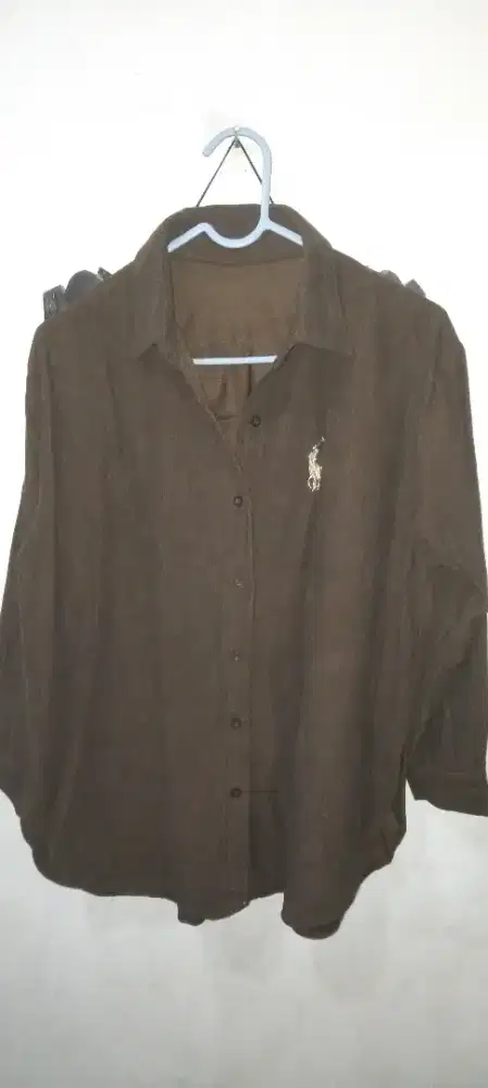 KEMEJA OVERSIZE COKLAT TUA