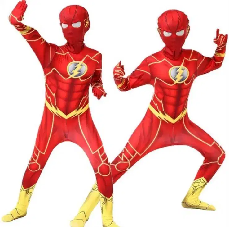 PRELOVED Baju kostum cosplay anak 5-6 thn The Flash
