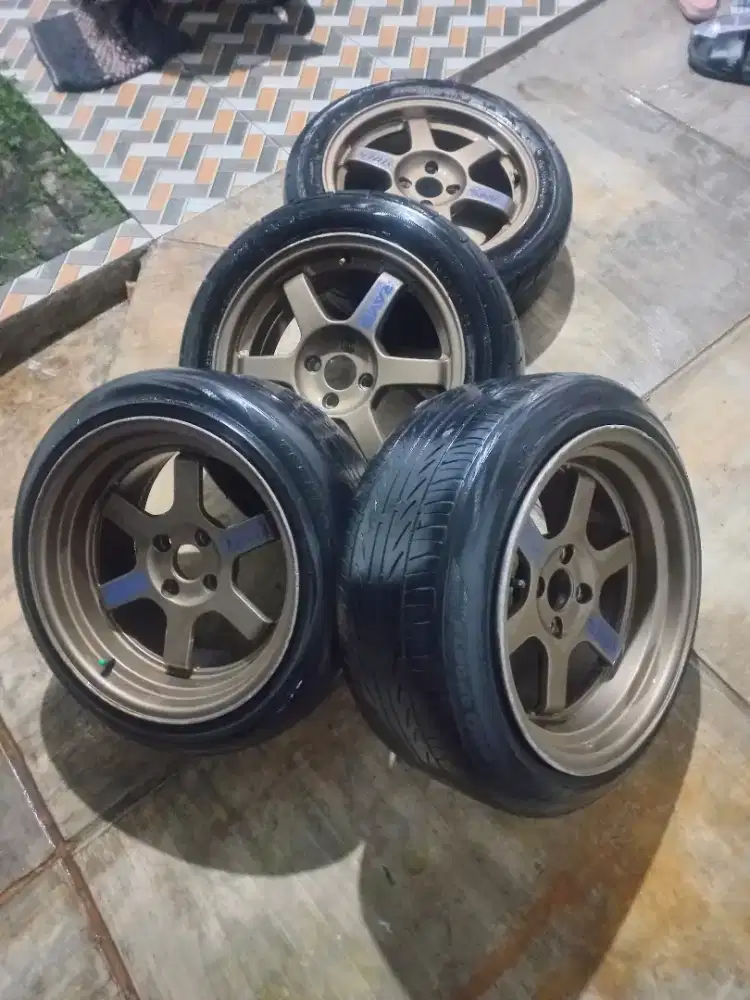 Velg TE37 R16 + Ban Istimewa murah