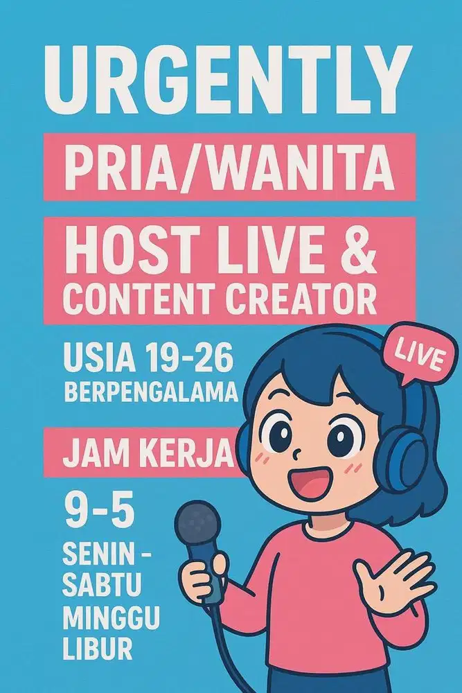 Host live dan conten
