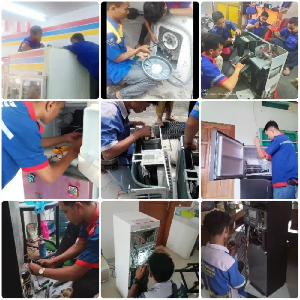 SERVICE KULKAS,DISPENSER,WATER HEATER,MESIN CUCI AC DLL BERGARANSI
