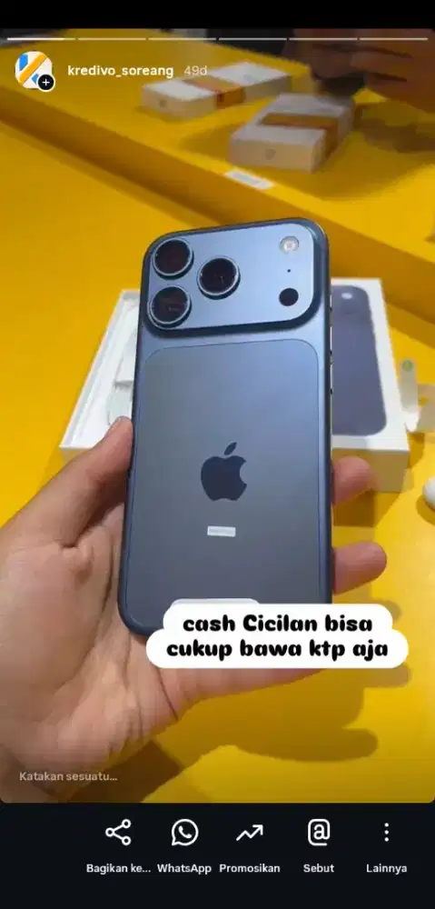Cash cicilan PO iPhone 17