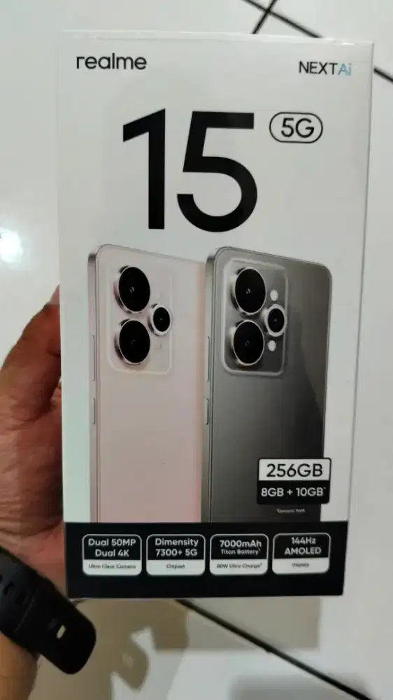 PROMO new Realme 15 5G 8+10/256 dimensity 7300