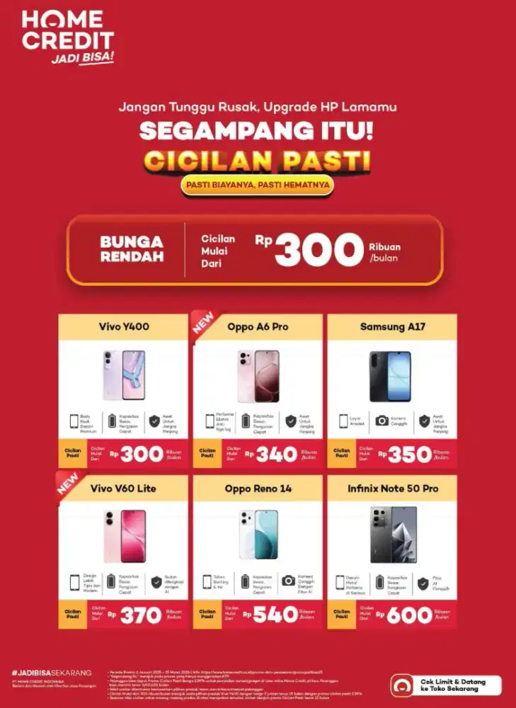 Segampang itu cicilan murah free 2xcicilan promo cicilan home credit