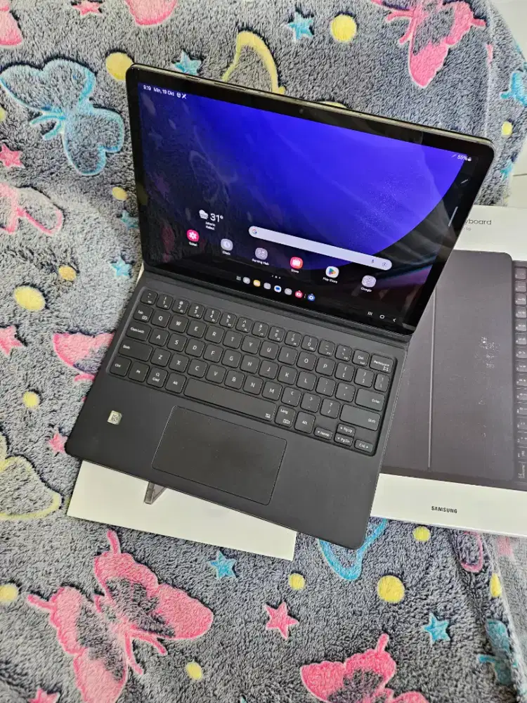Samsung galaxy tab S9 wifi only + keyboard 8/128gb resmi indonesia